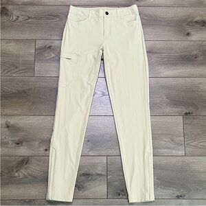 Patagonia Skyline Traveler Ankle Zip Mid Rise Hiking Casual Travel Pants Tan 0